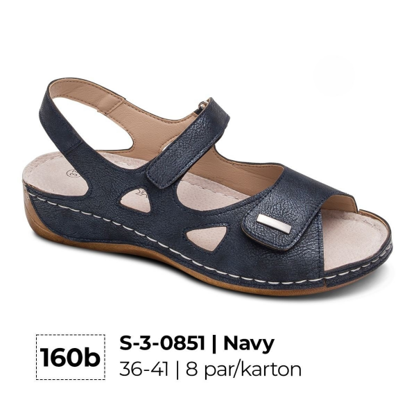 Sandały płaskie damskie Roz 36-41 / 8 par